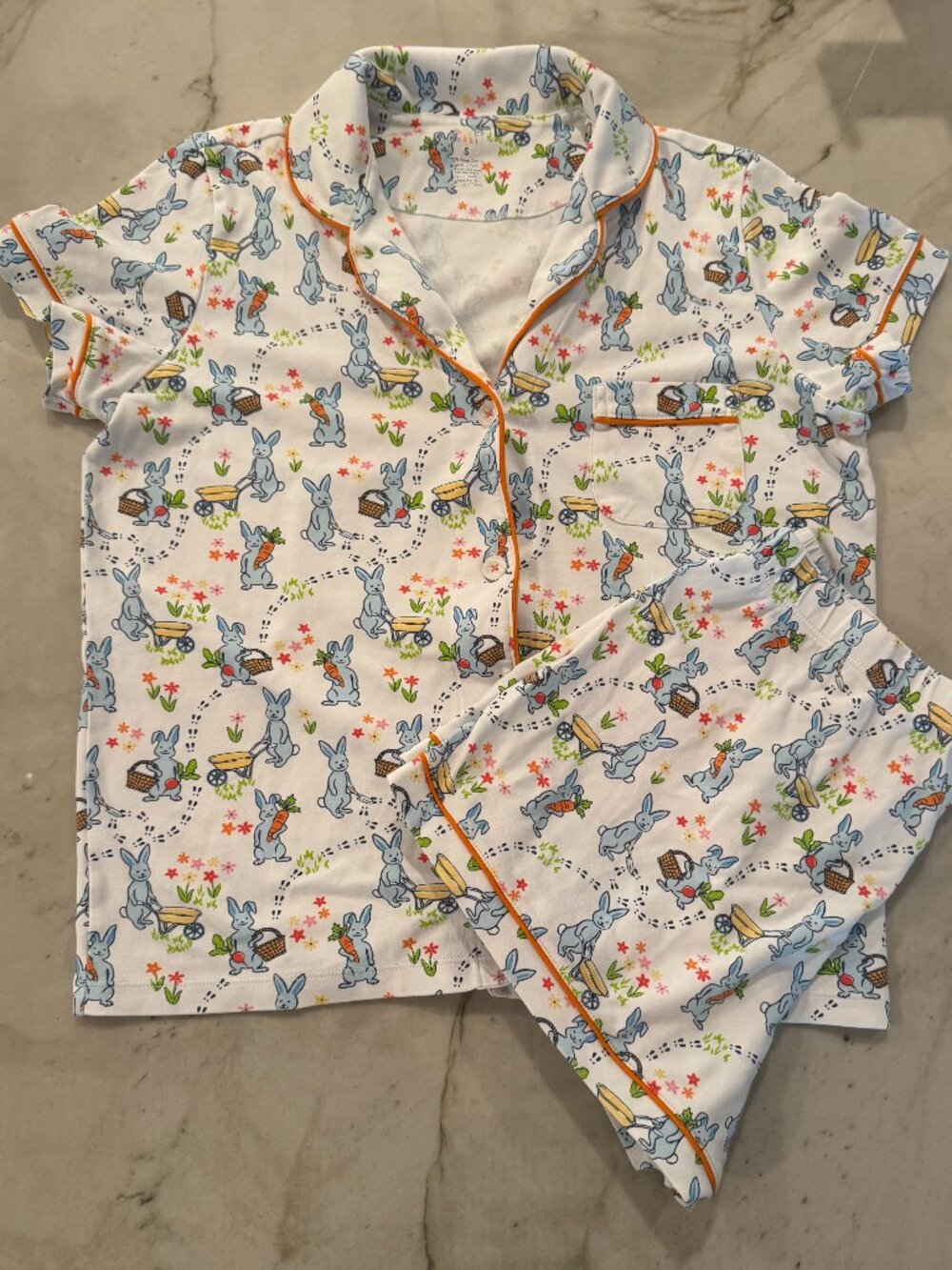 Roller Rabbit Easter Bunny Polo Pajamas